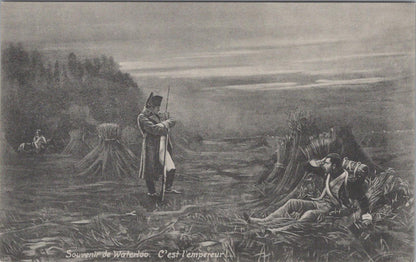 Military Art Postcard: Battle of Waterloo, Hugh de Twenebrokes Glazebrook XT1062