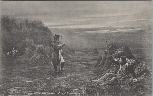 Military Art Postcard: Battle of Waterloo, Hugh de Twenebrokes Glazebrook XT1062