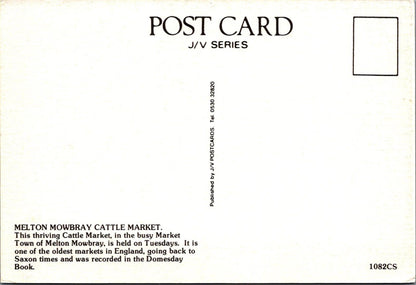 Leicestershire Postcard: Melton Mowbray Cattle Market  XT1644