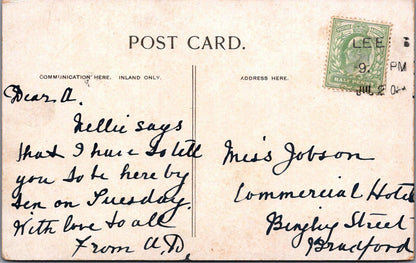 Yorkshire postcard: Yorkshire College Leeds Great Hall, Early 1900s XT1464