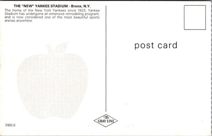 Sports Postcard: New York,Bronx, The New Yankee Stadium Remodeling Program XT1483