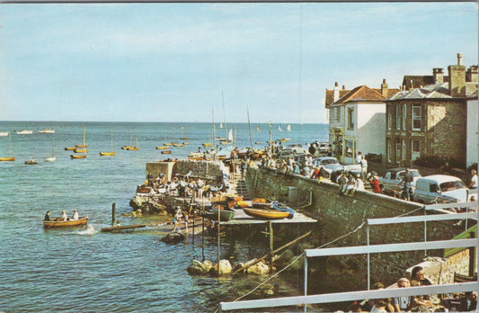 Isle of Wight Postcard: Seaview Esplanade Sea Wall Boats Regatta XT1486