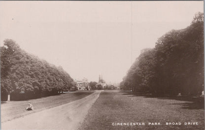 Gloucestershire Postcard: Cirencester Park Broad Drive Early 1900s XT1495