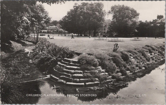 Hertfordshire Postcard: Childrens Playground, Bishops Stortford  XT1496