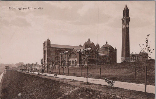 Warwickshire Postcard: Birmingham University, Aston Webb Clock Tower XT1503