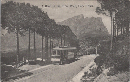 South Africa Postcard: Cape Town, Kloof Road Electric Tram Table Mountain XT1523