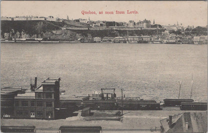 Canada Postcard - Quebec From Levis Intercolonial Railway Station XT1531