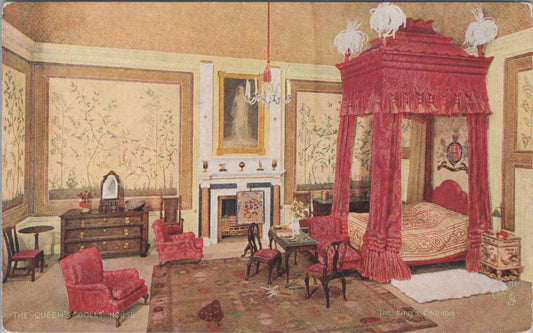 Berkshire Postcard: The Queen's Dolls' House, The King's Bedroom XT1538