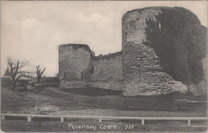 Sussex Postcard: Ruins of Pevensey Castle  XT1543