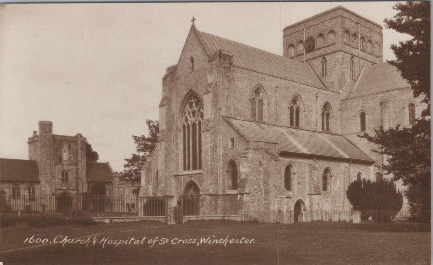 Hampshire Postcard: Church & Hospital of St Cross, Winchester XT1547