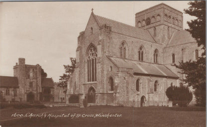 Hampshire Postcard: Church & Hospital of St Cross, Winchester XT1547