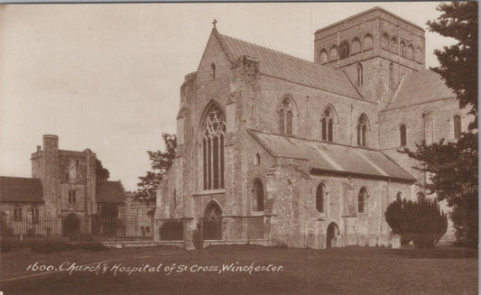 Hampshire Postcard: Church & Hospital of St Cross, Winchester XT1547