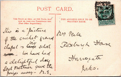 Bristol Postcard: Cricket Ground of Clifton College in Bristol  XT1553