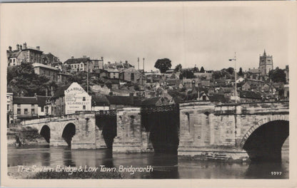 Shropshire Postcard: The Severn Bridge & Low Town, Bridgnorth XT1555