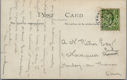 Kent Postcard: Brookland St Augustine 18th Century Box Pews Interior 1915 XT2973