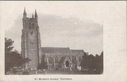Kent Postcard: Tenterden St Mildred 130ft Bethersden Marble Tower 1910s XT2975