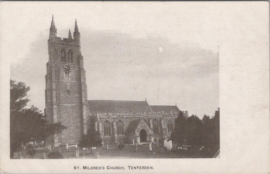 Kent Postcard: Tenterden St Mildred 130ft Bethersden Marble Tower 1910s XT2975