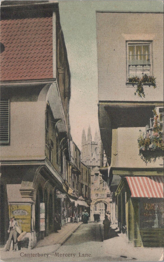 Kent Postcard: Canterbury Mercery Lane 16th Century Christ Church Gate  XT2980