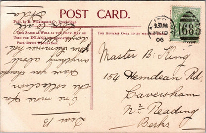 Wiltshire Postcard - The Robbers Stone, Near Devizes  XT357