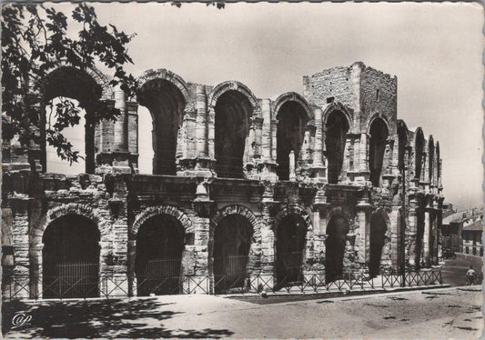 France Postcard: Arles Les Arenes Amphitheatre Vue Exterieure 1930s RPPC XT2740