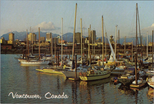 Canada Postcard: Vancouver Skyline Sunset English Bay George Hunter  XT2744