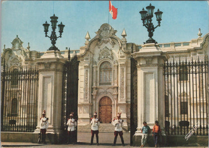 Peru Postcard: Lima El Palacio De Gobierno Government Palace 1971 Chrome XT2777