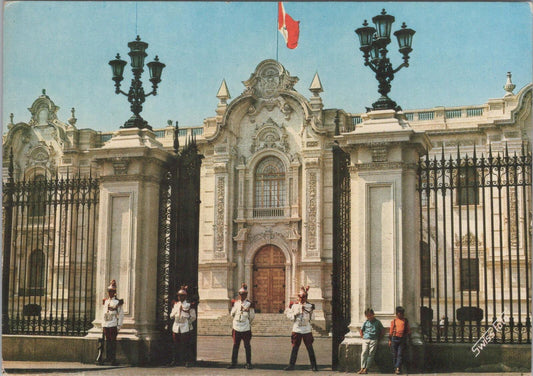 Peru Postcard: Lima El Palacio De Gobierno Government Palace 1971 Chrome XT2777
