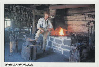 Ontario Postcard: Upper Canada Village Blacksmith Forge Morrisburg Trade XT2785