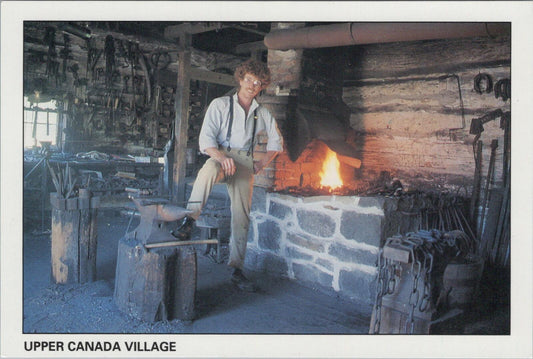 Ontario Postcard: Upper Canada Village Blacksmith Forge Morrisburg Trade XT2785