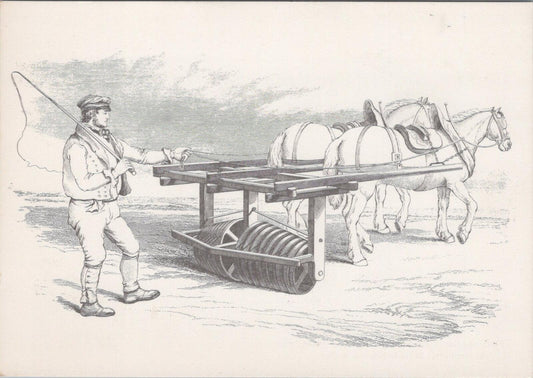 Farming Postcard: Hepburns Double Conical Roller Horse Drawn Implements XT2792