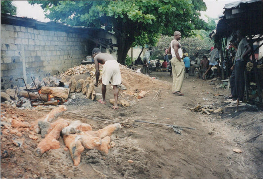 Cote d'Ivoire Postcard: Grand-Bassam Loam Moulds Wax Models. Ivory Coast XT2796