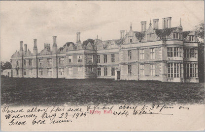 Northamptonshire Postcard - Kirby Hall, Gretton  XT607