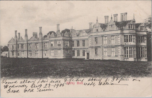 Northamptonshire Postcard - Kirby Hall, Gretton  XT607
