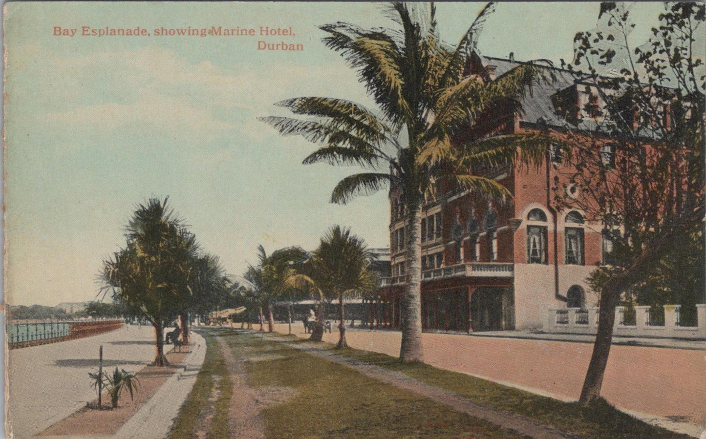 South Africa Postcard - Marine Hotel on the Bay Esplanade in Durban  XT612