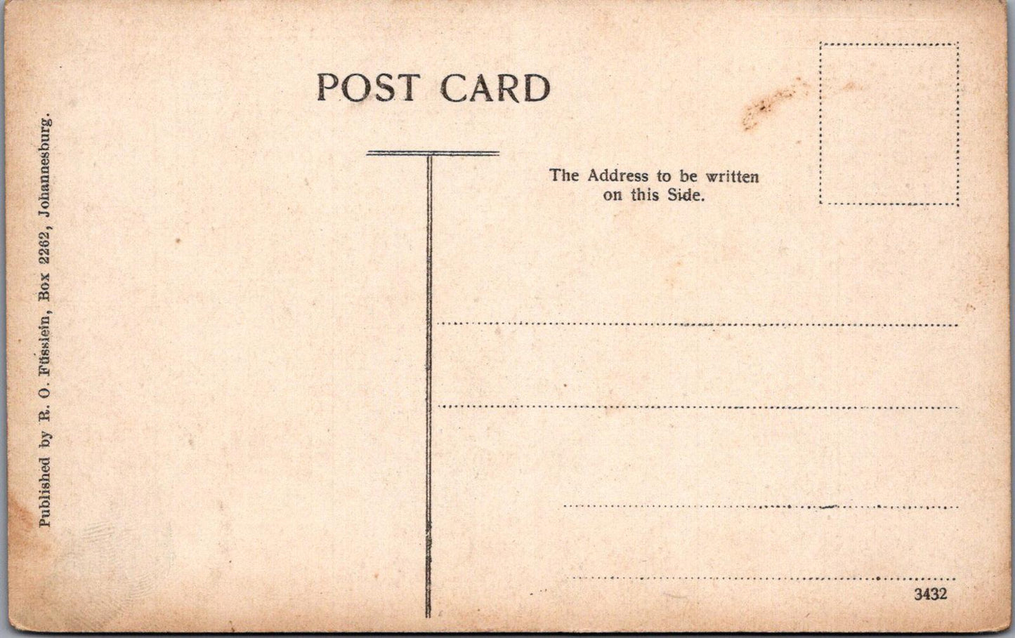 South Africa Postcard - Amanzimtoti Hotel Tea Rooms, near Durban   XT613