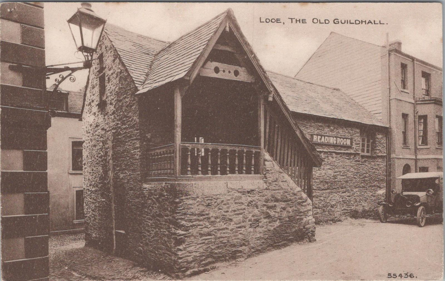 Cornwall Postcard - Looe, The Old Guildhall   XT614