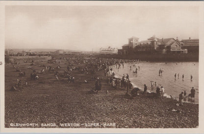 Somerset Postcard -Glenworth Sands, Weston-Super-Mare   XT620