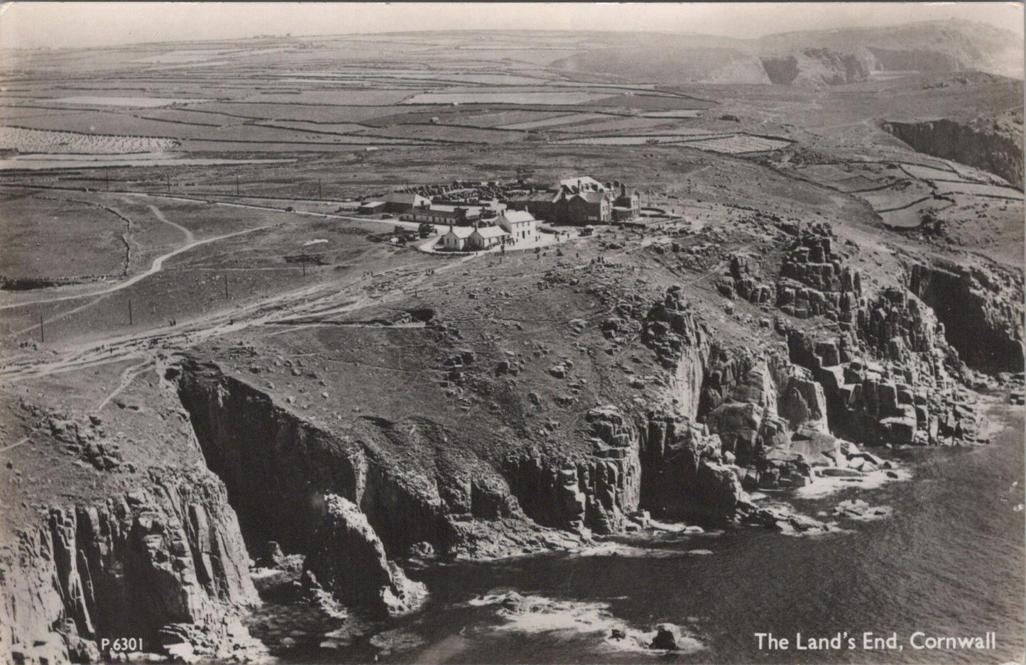 Cornwall Postcard - Aerial View of Land's End  XT624