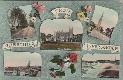 Scotland Postcard - Greetings From Invergordon, Ross-shire  XT638