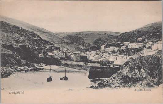 Cornwall Postcard - View of Polperro Harbour   XT642