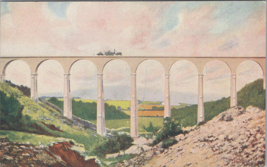 Co Durham Postcard - Hownsgill Viaduct near Consett   XT649
