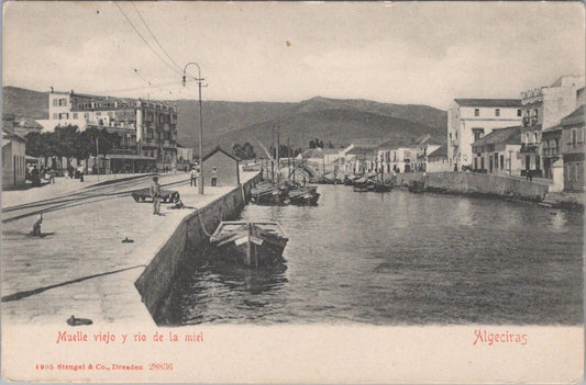 Spain Postcard - Río de la Miel, near the Muelle Viejo, Algeciras  XT656