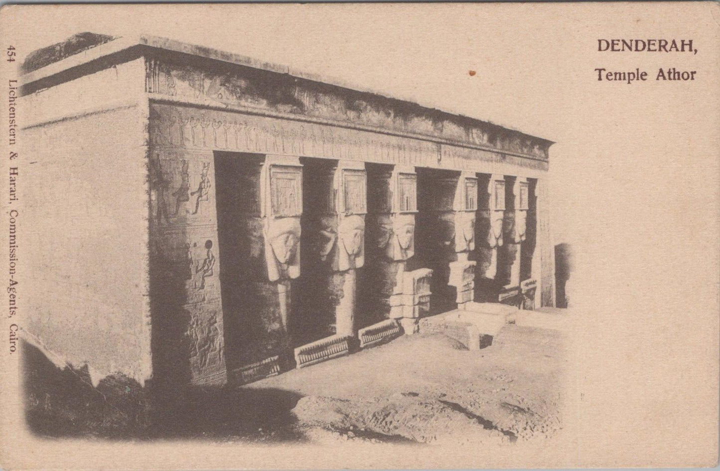 Egypt Postcard - Temple of Hathor at the Dendera Temple complex  XT658