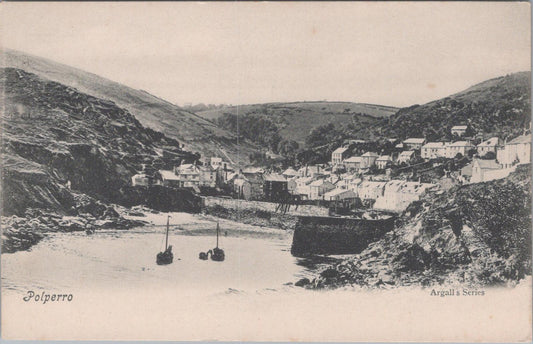 Cornwall Postcard - View of Polperro Harbour   XT667