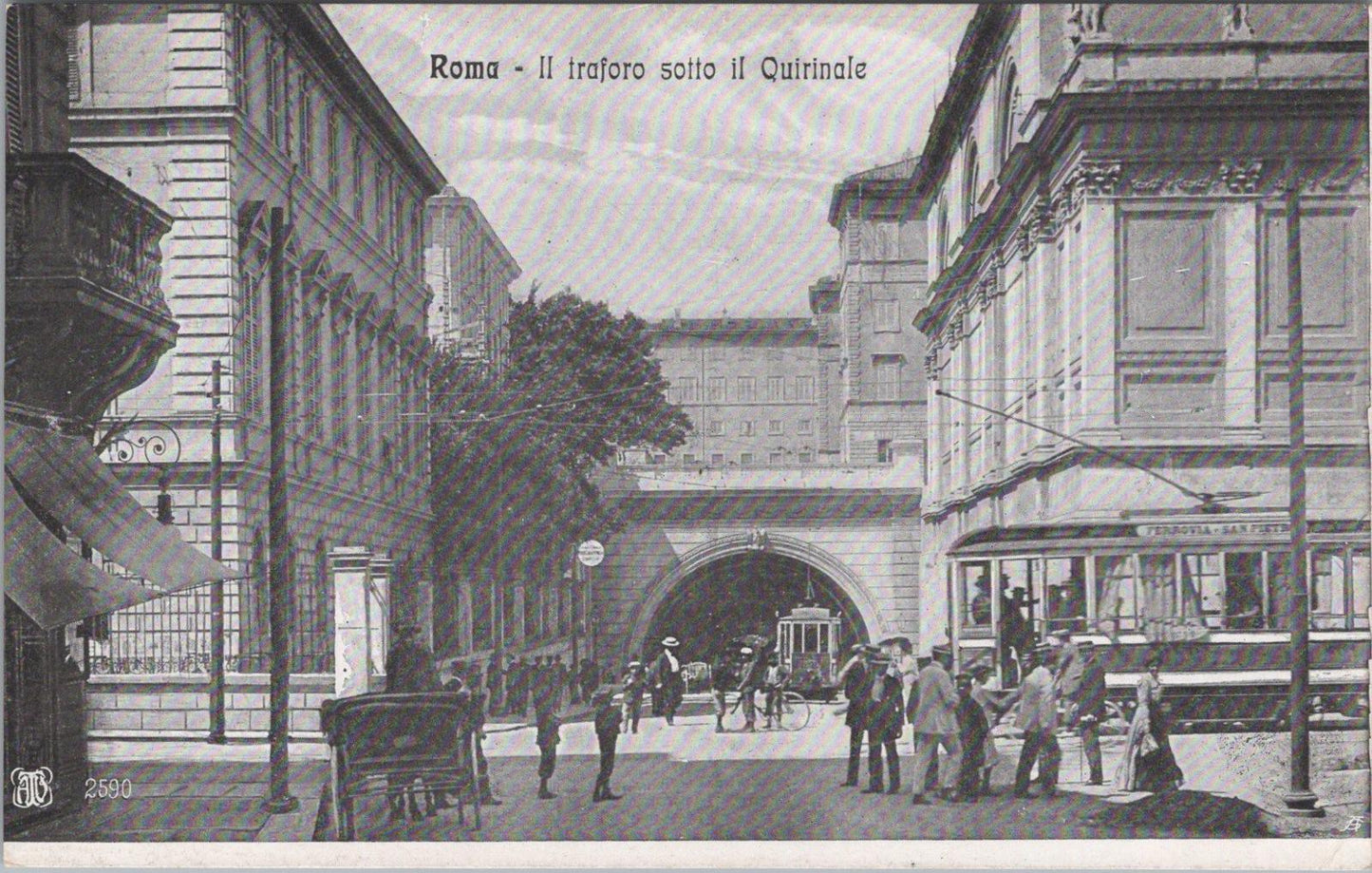 Italy Postcard - Rome / Roma, Traforo Umberto I, Quirinal Hill   XT689