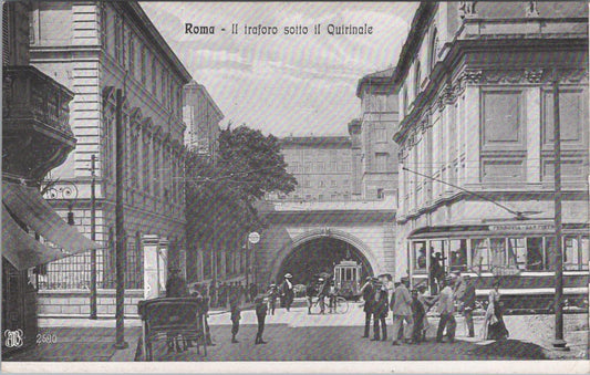 Italy Postcard - Rome / Roma, Traforo Umberto I, Quirinal Hill   XT689