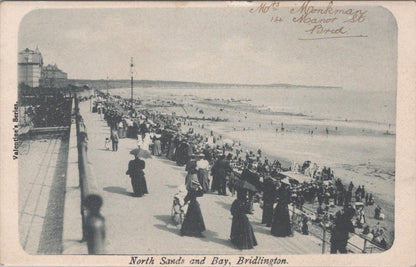 Yorkshire Postcard - North Sands and Bay, Bridlington  XT692