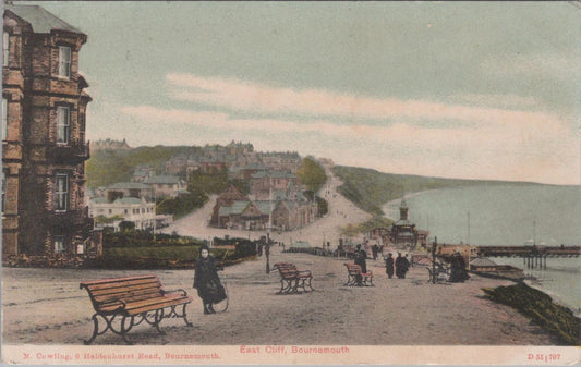 Dorset Postcard - The East Cliff, Bournemouth   XT693