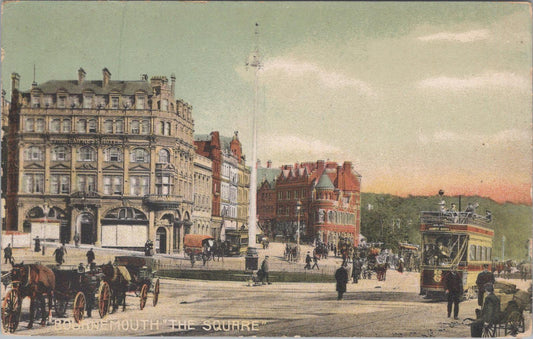 Dorset Postcard - Bournemouth "The Square"    XT694