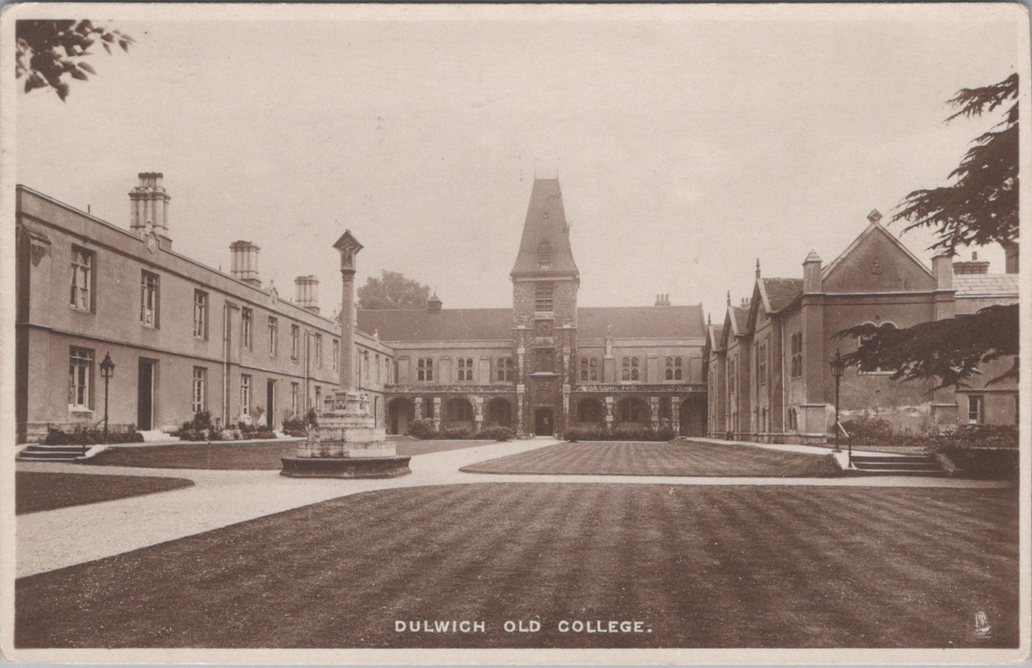 London Postcard - Dulwich Old College, Dulwich Village, Southwark   XT700
